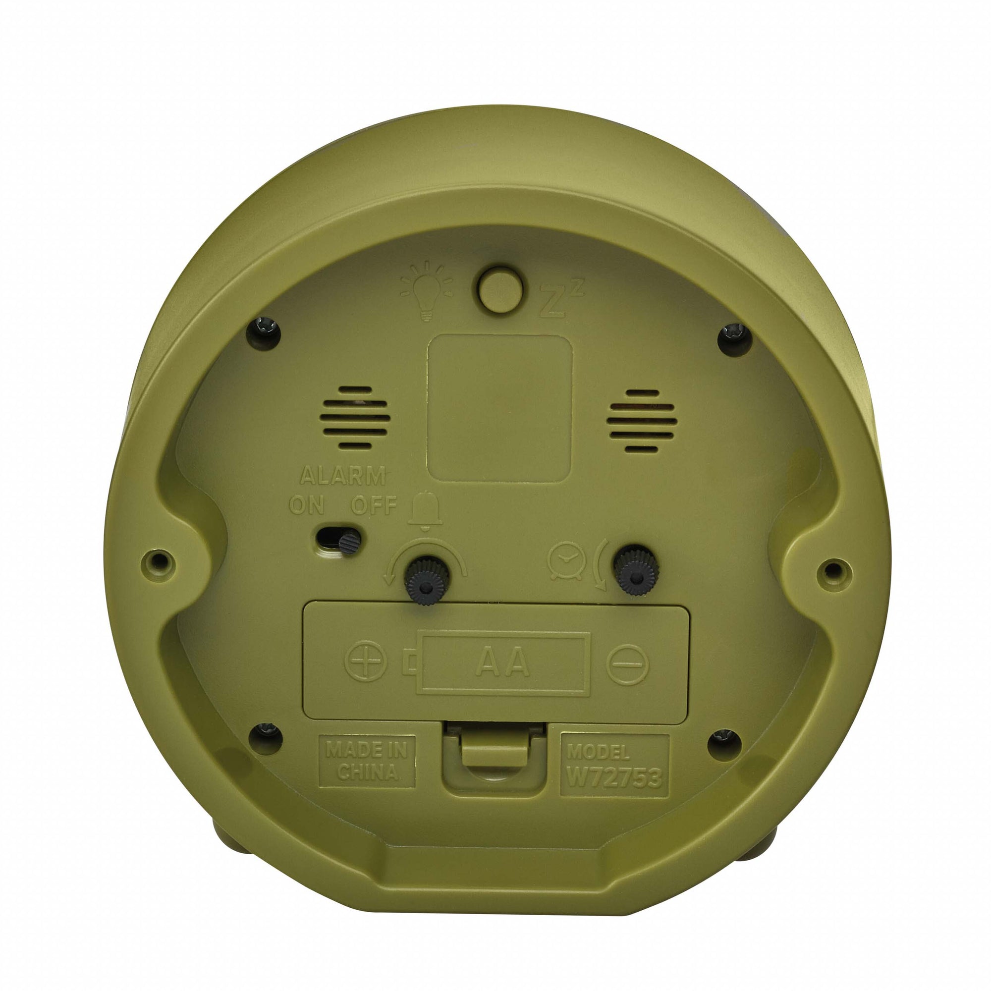 TFA Germany COLIN Analogue Alarm Clock with Backlight, 12cm