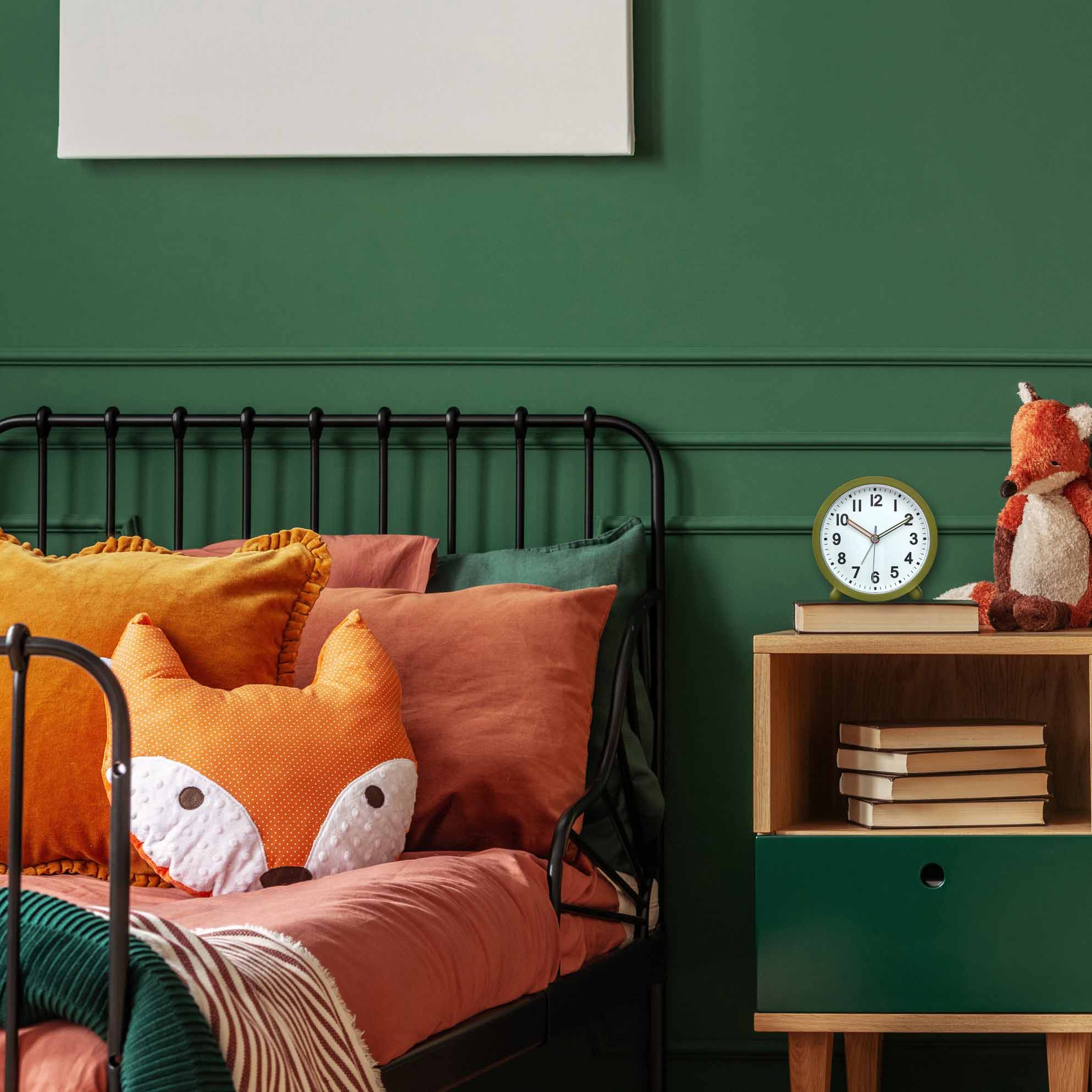 TFA Germany COLIN Analogue Alarm Clock with Backlight, 12cm