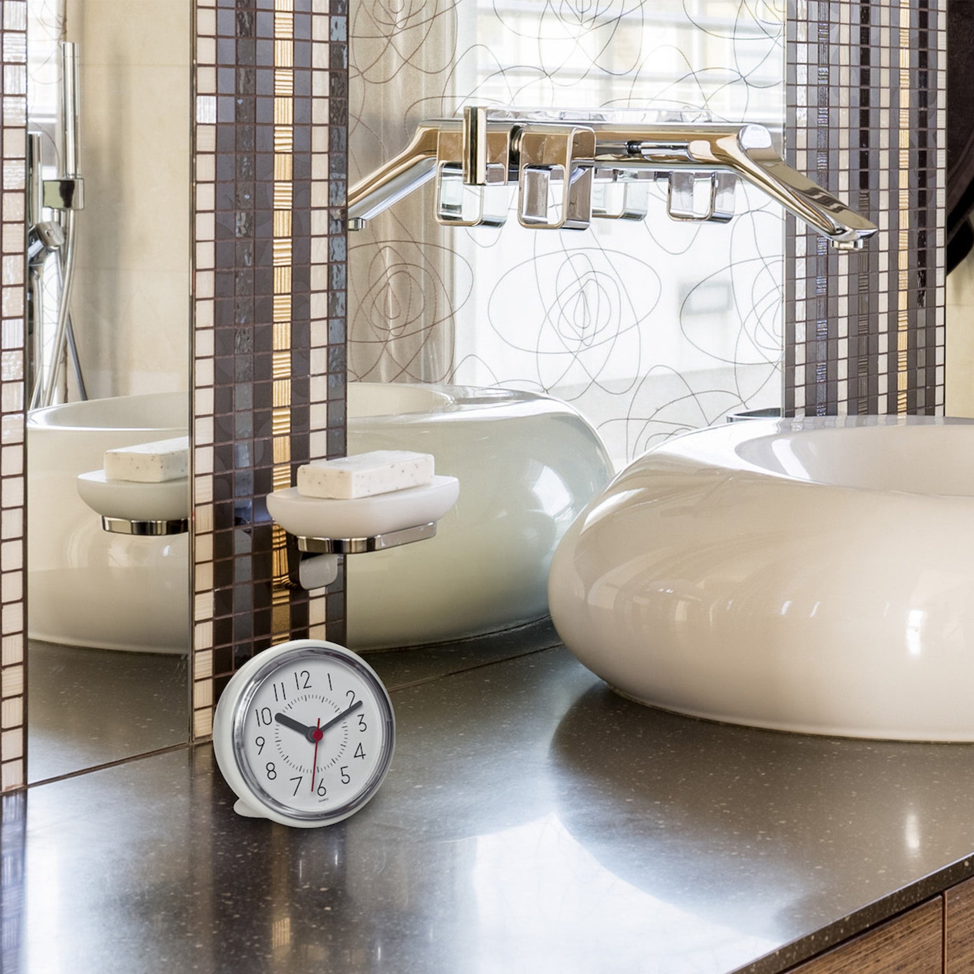 TFA Germany LULU Bathroom Clock, 11cm - Clocks Central