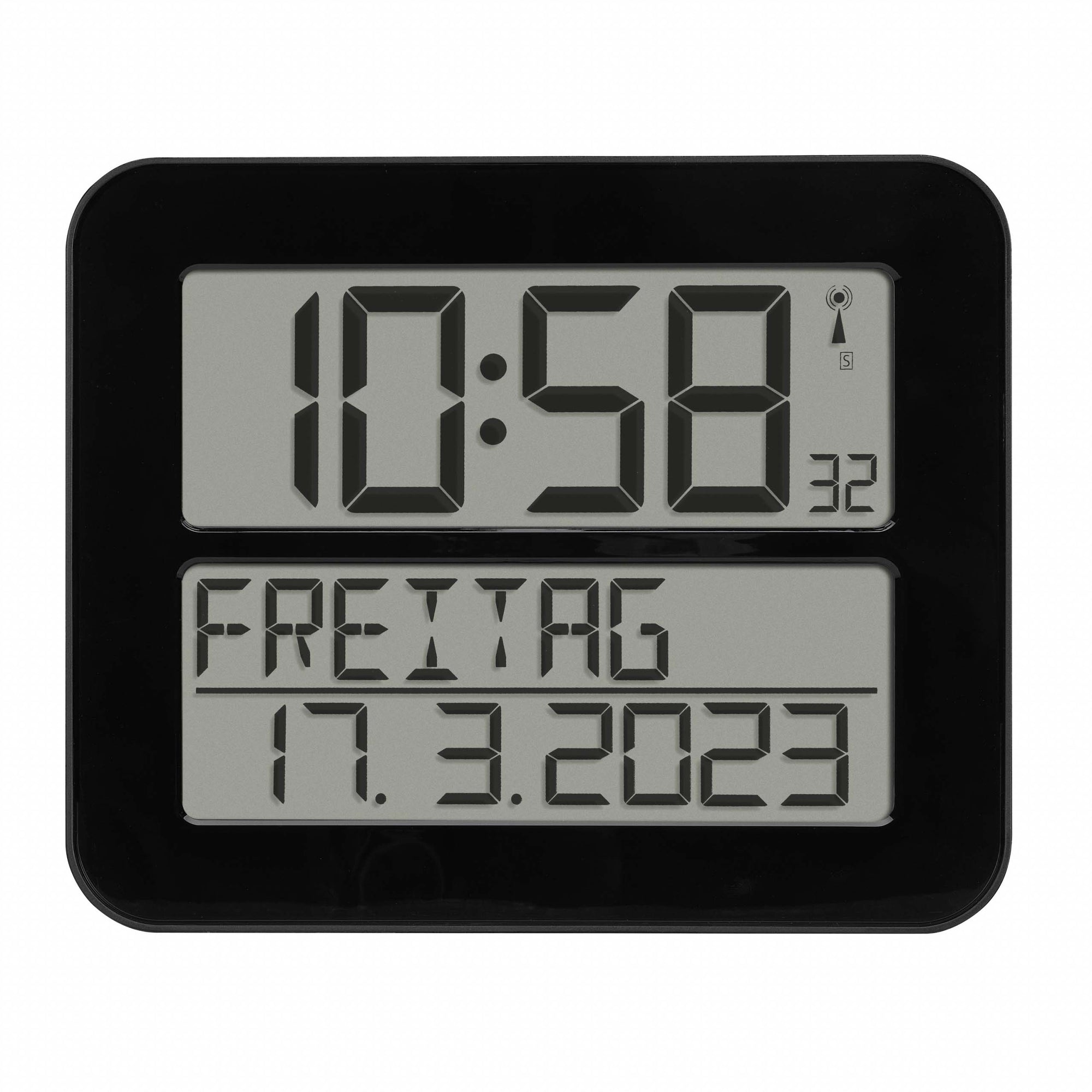 TFA Germany TIMELINE MAX Digital Alarm Clock, 20cm