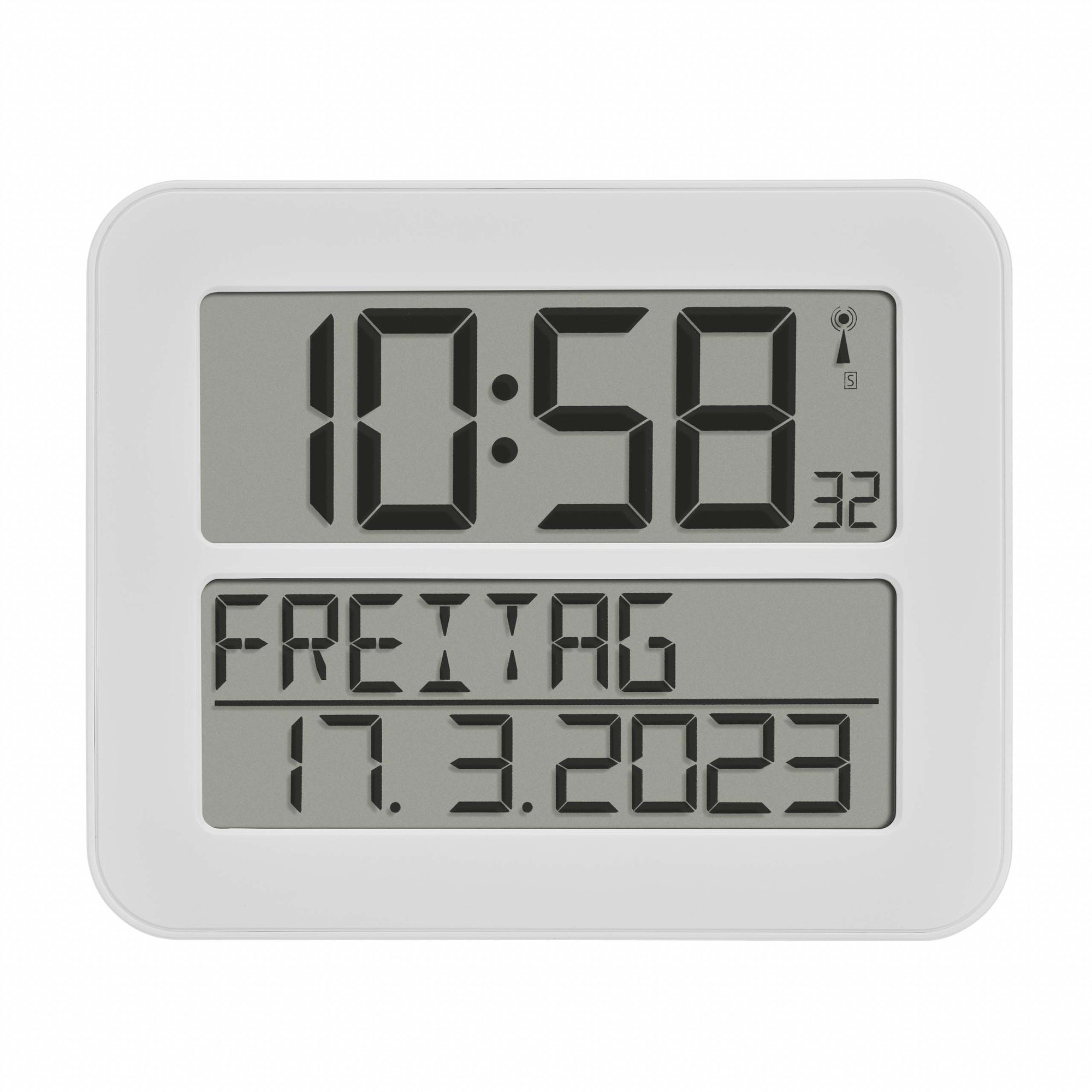 TFA Germany TIMELINE MAX Digital Alarm Clock, 20cm