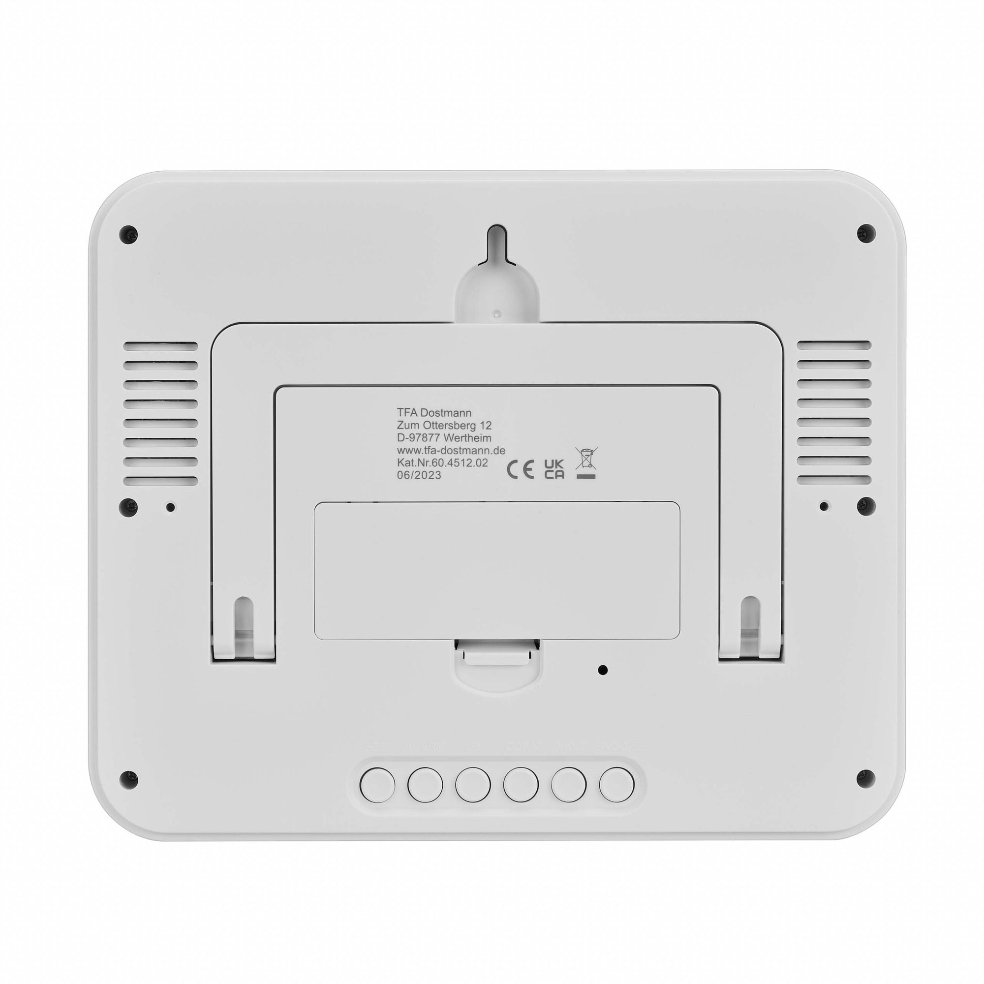 TFA Germany TIMELINE MAX Digital Alarm Clock, 20cm