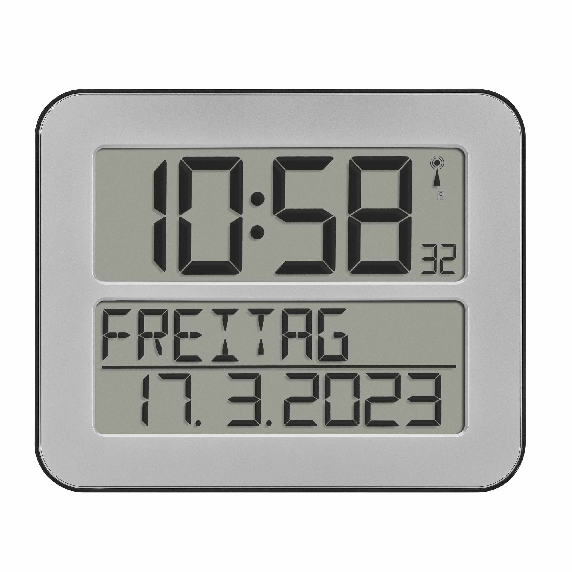 TFA Germany TIMELINE MAX Digital Alarm Clock, 20cm