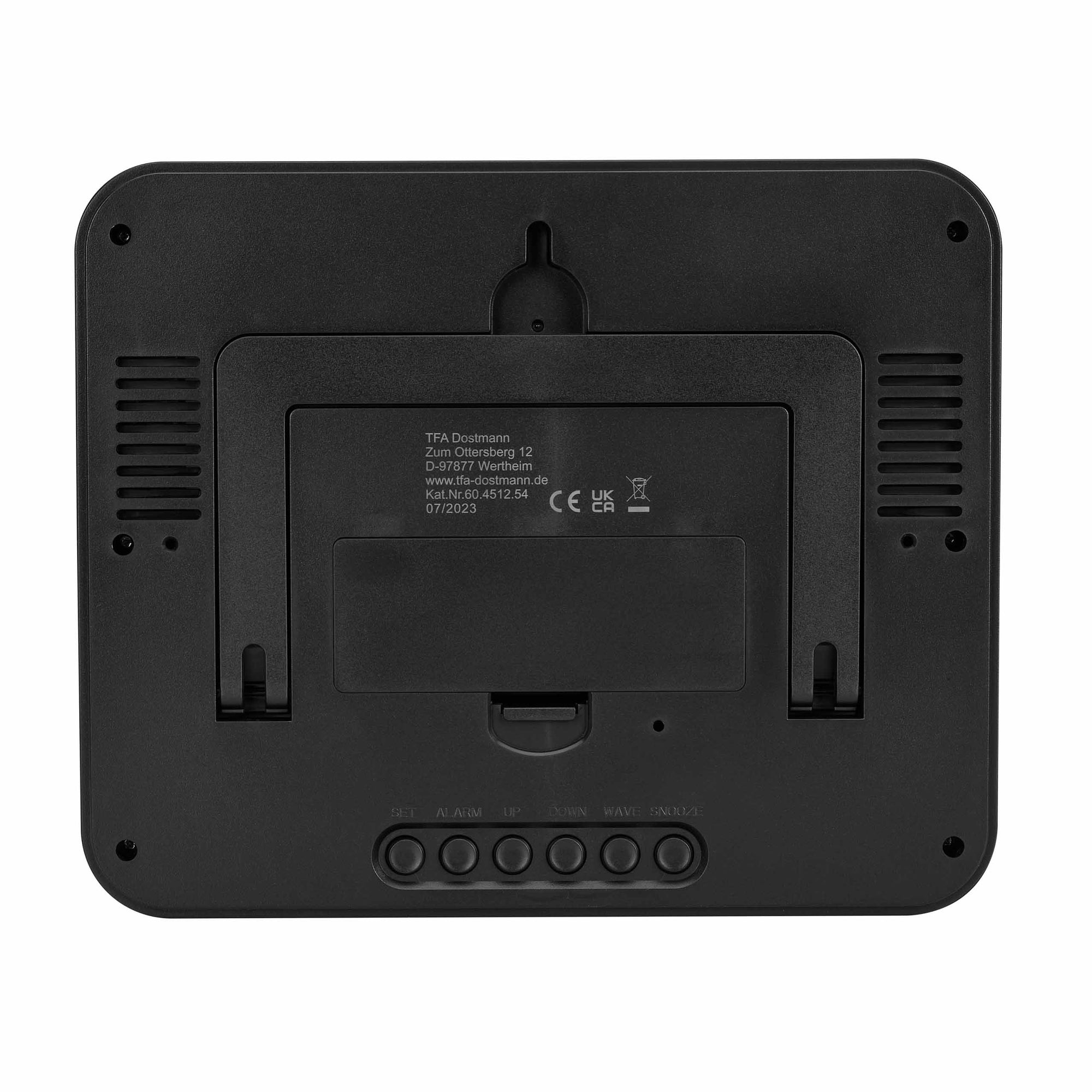 TFA Germany TIMELINE MAX Digital Alarm Clock, 20cm