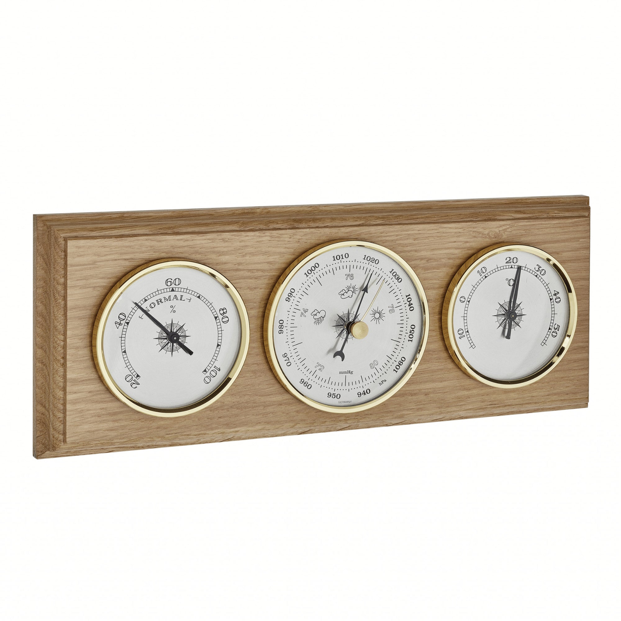 TFA Germany TRENT Oak Weather Station, 28cm - Clocks Central 