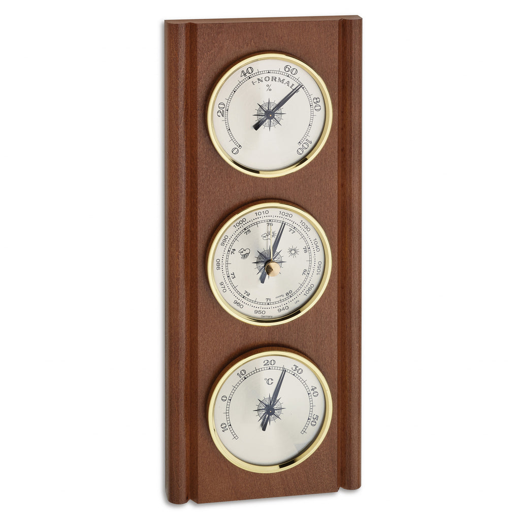 TFA Germany MARIO Wooden Weather Station, 28cm - Clocks Central 