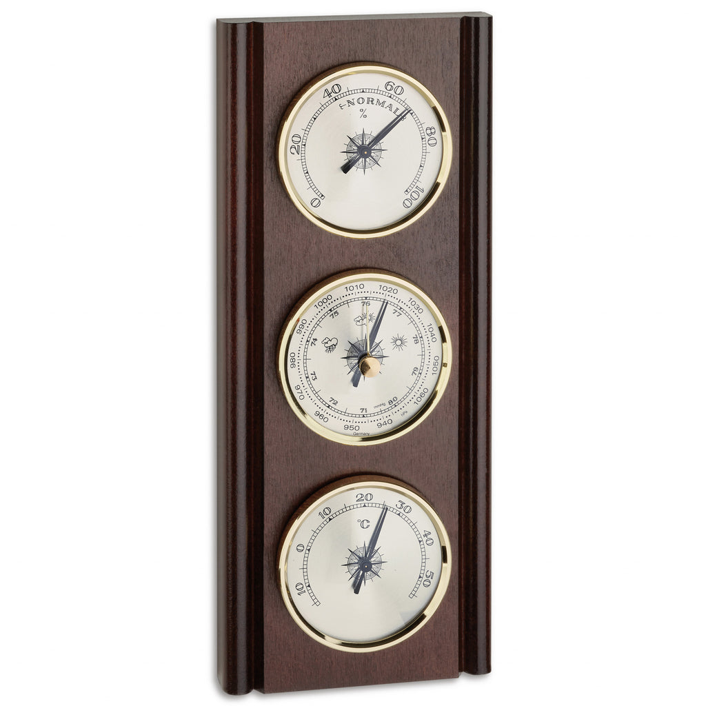 TFA Germany MARIO Wooden Weather Station, 28cm - Clocks Central 