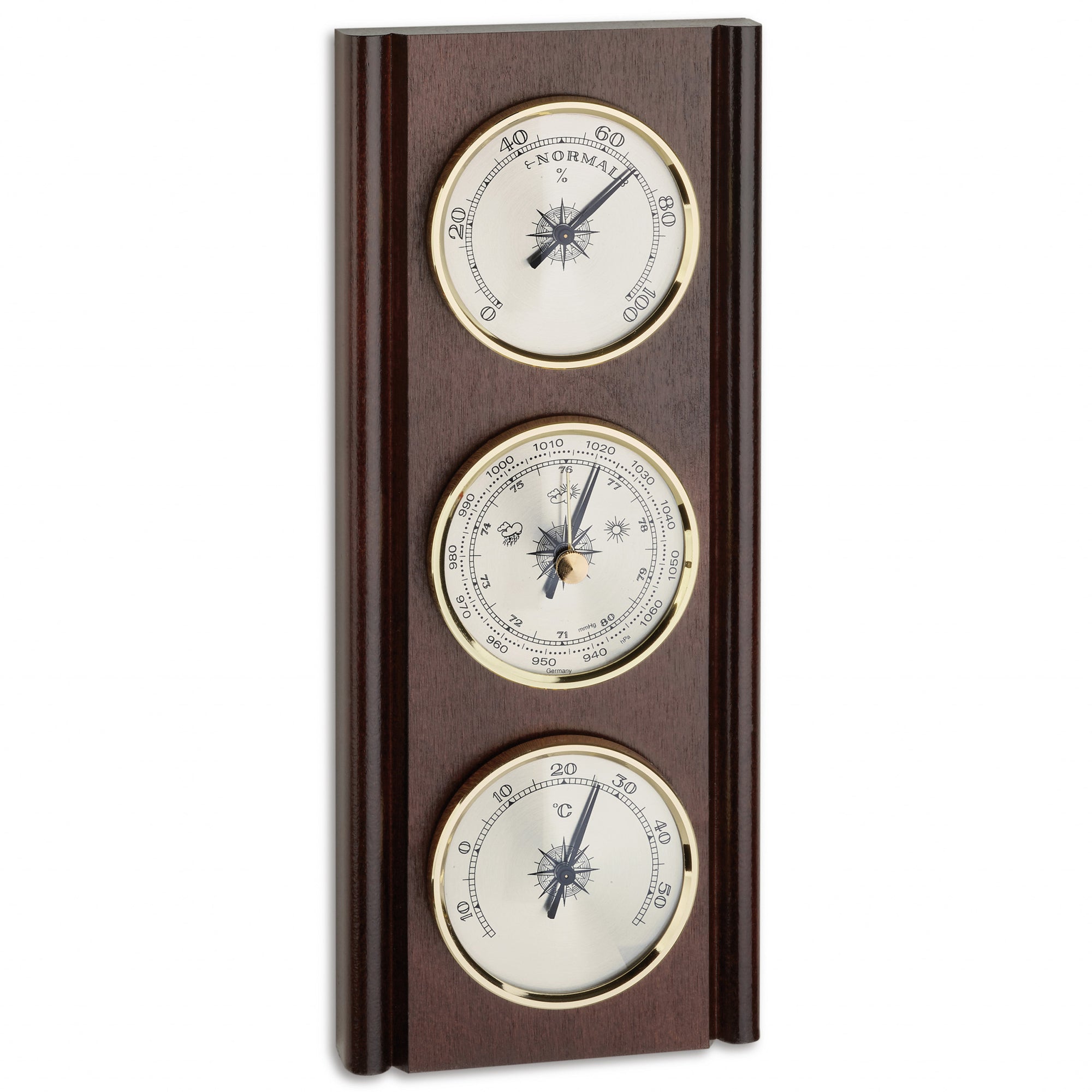 TFA Germany MARIO Wooden Weather Station, 28cm - Clocks Central 
