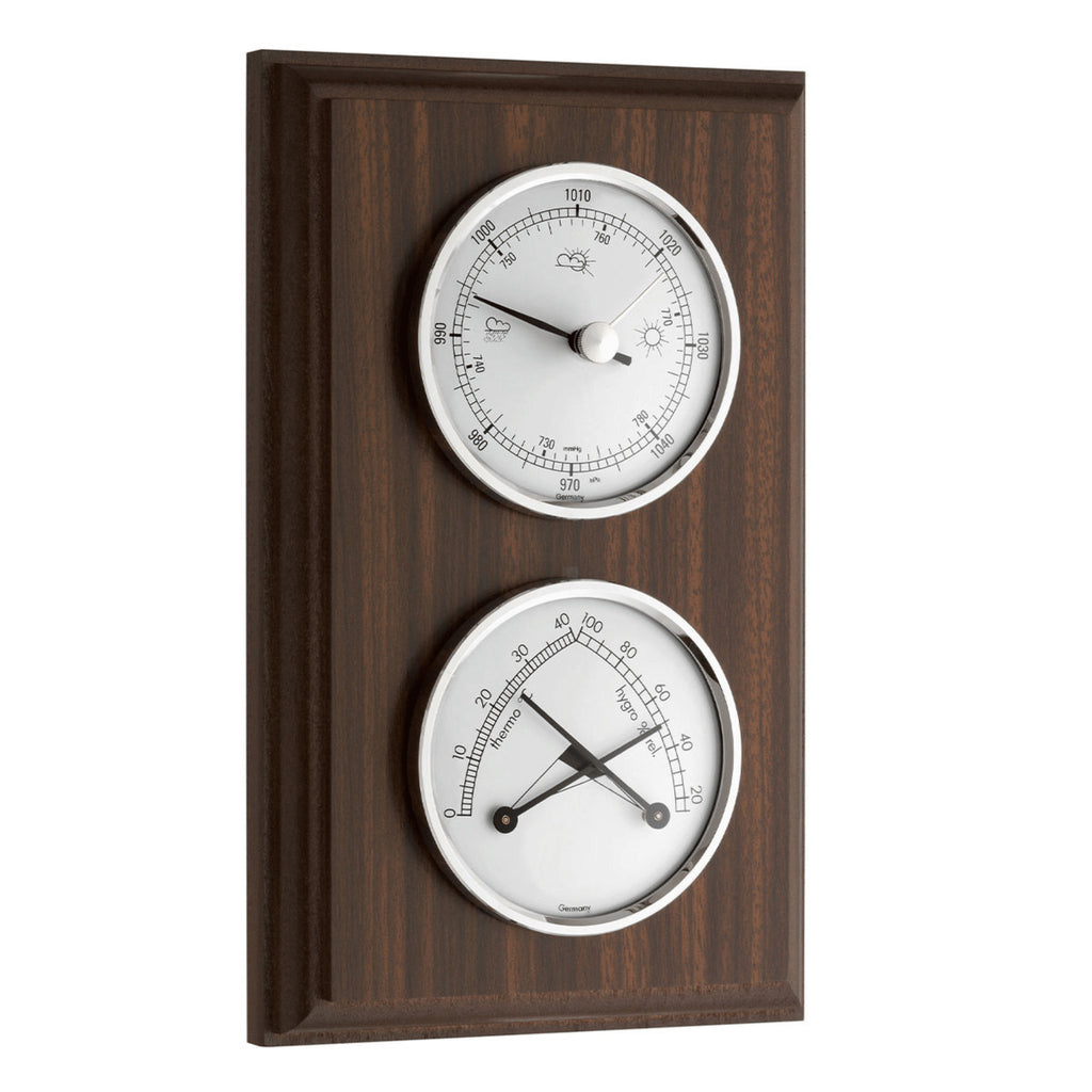 TFA Germany TAYLOR Wooden Weather Station, 20cm - Clocks Central 