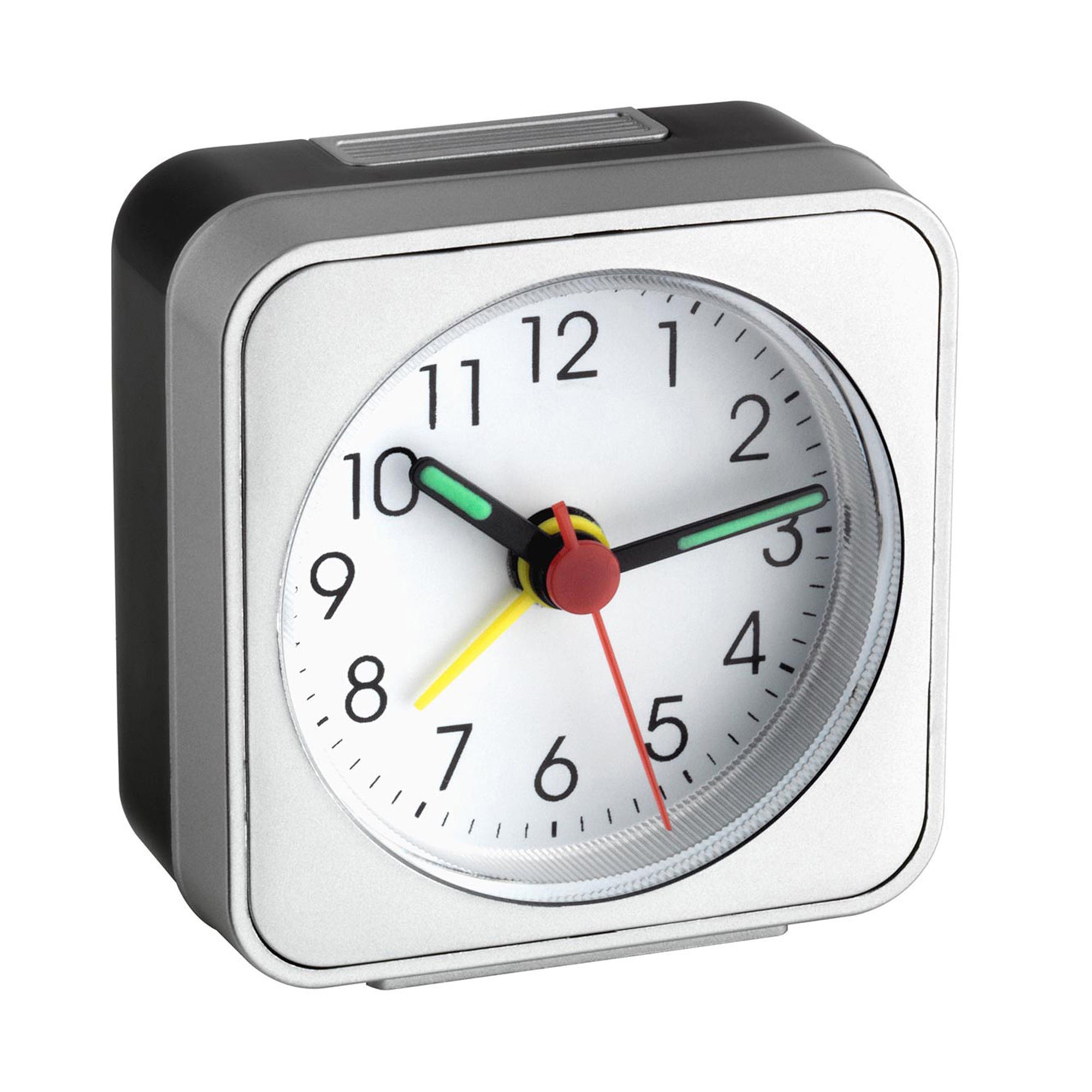 TFA Germany CLAUDE Silent Sweep Alarm Clock, 6cm - Clocks Central 