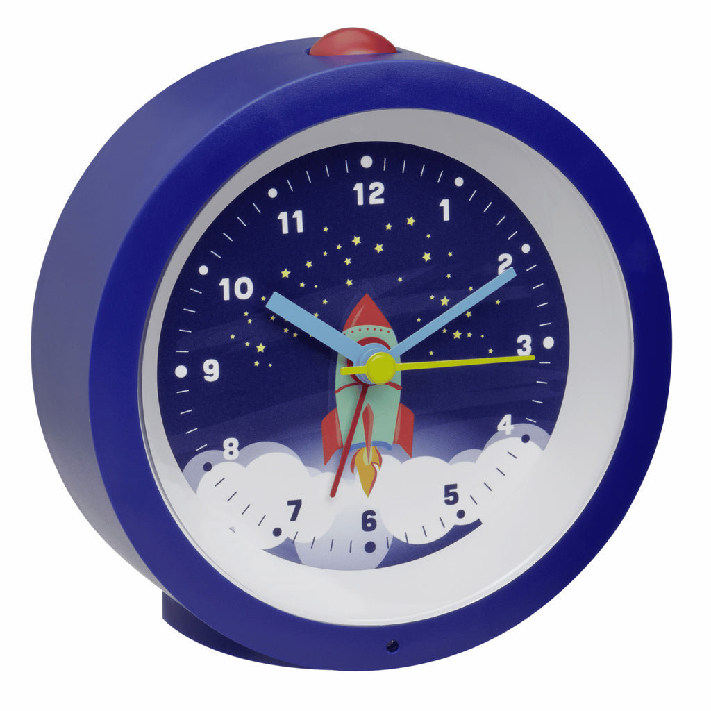 TFA Germany Rocket/Unicorn Kids Alarm Clock, 11cm - Clocks Central 
