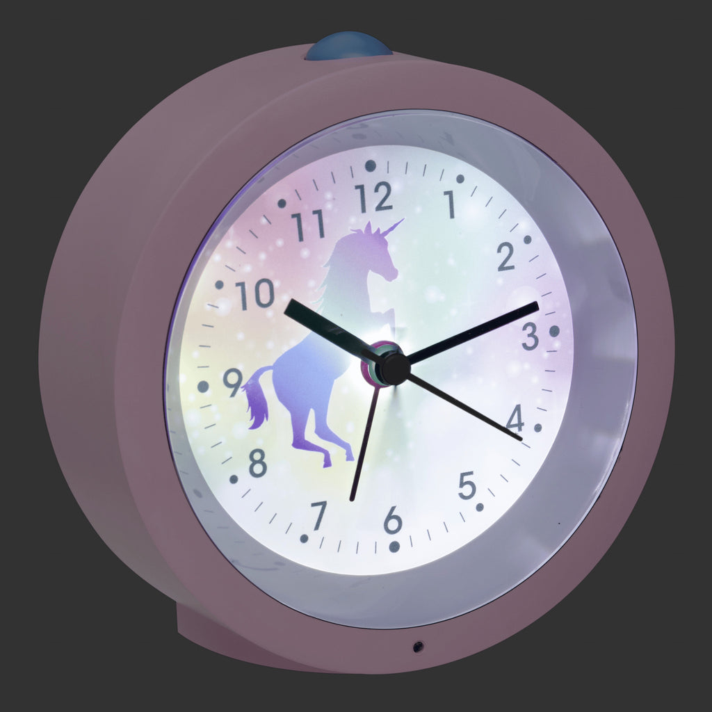 TFA Germany Rocket/Unicorn Kids Alarm Clock, 11cm - Clocks Central 