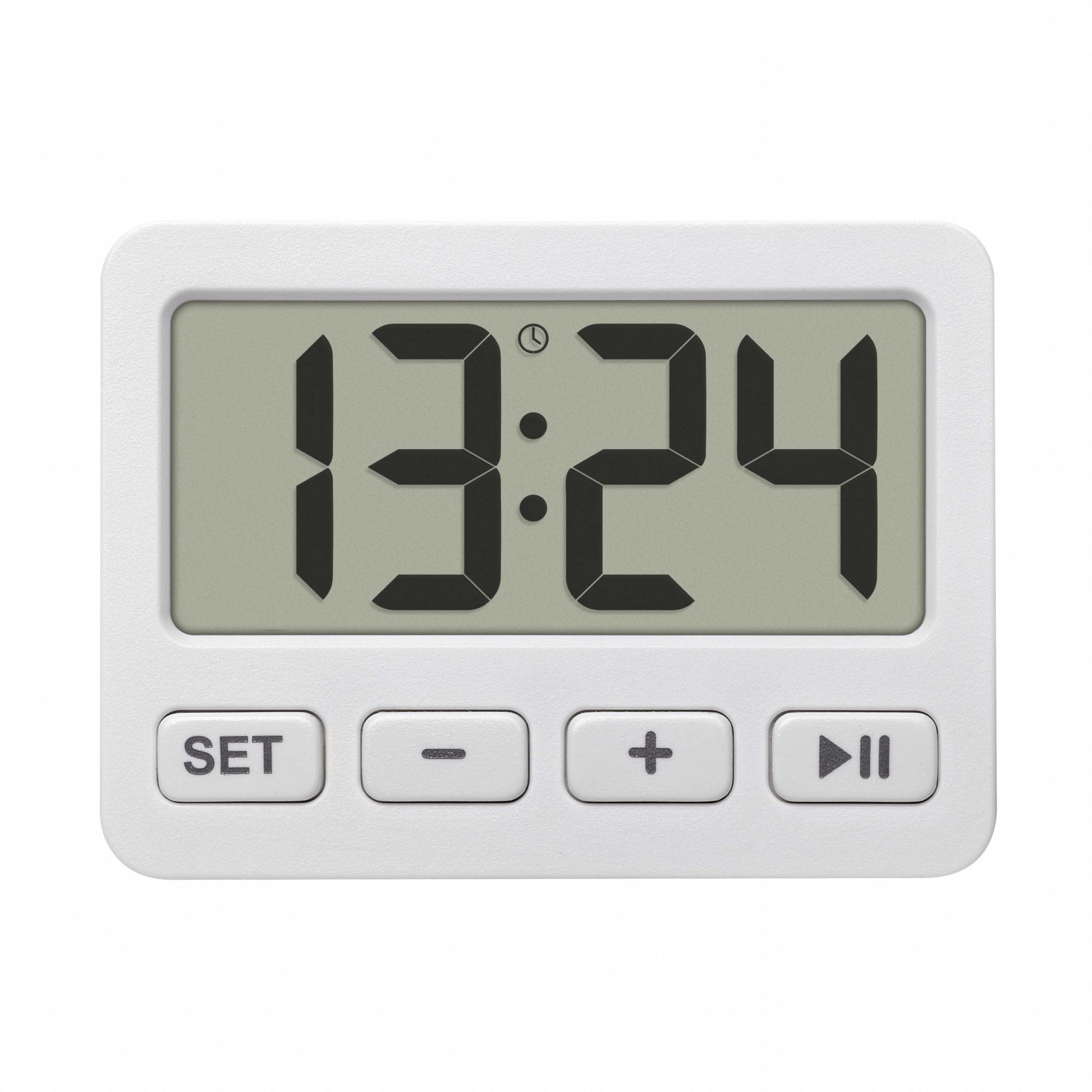 TFA Germany ISAAC Digital Alarm Clock with Timer and Stopwatch, 6cm