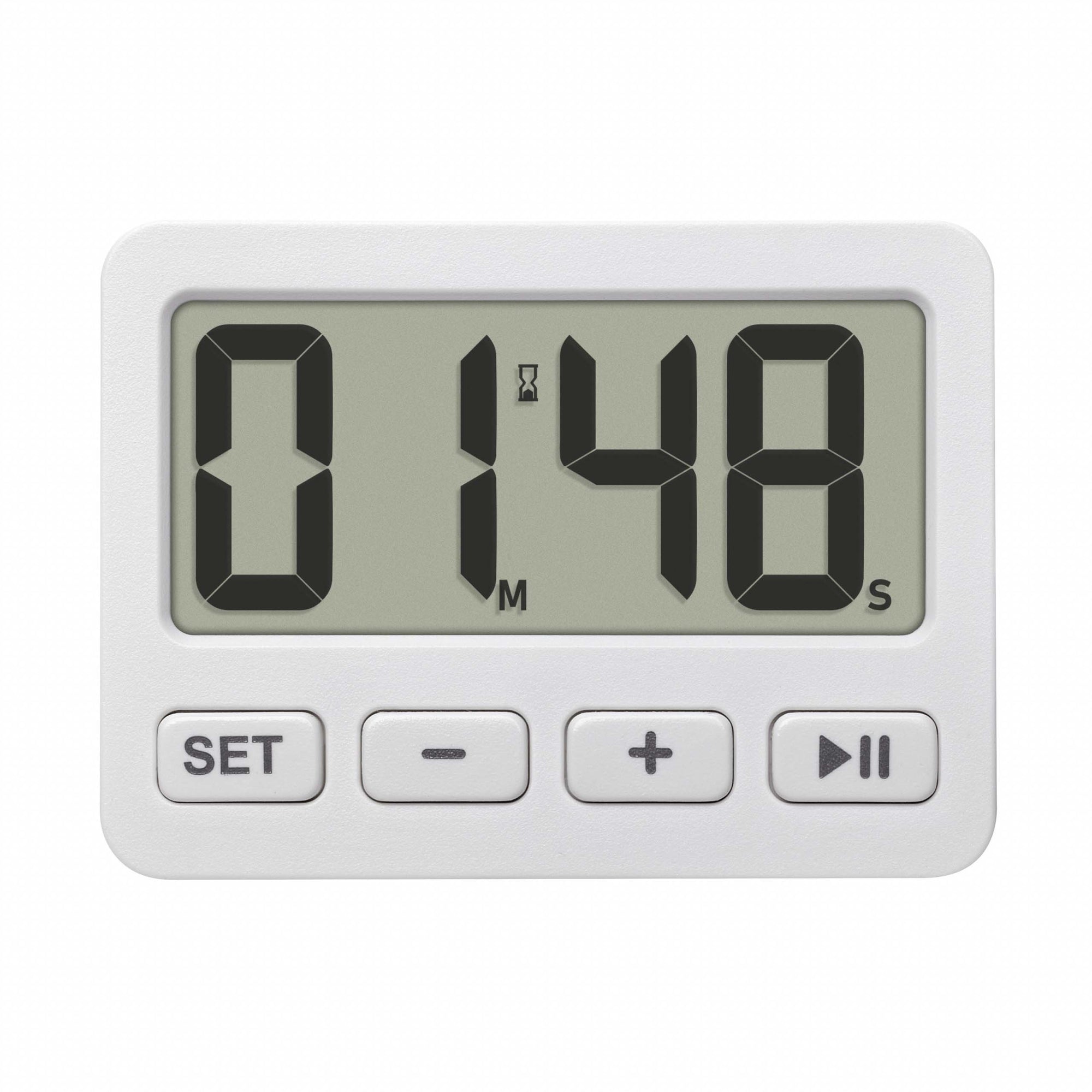 TFA Germany ISAAC Digital Alarm Clock with Timer and Stopwatch, 6cm