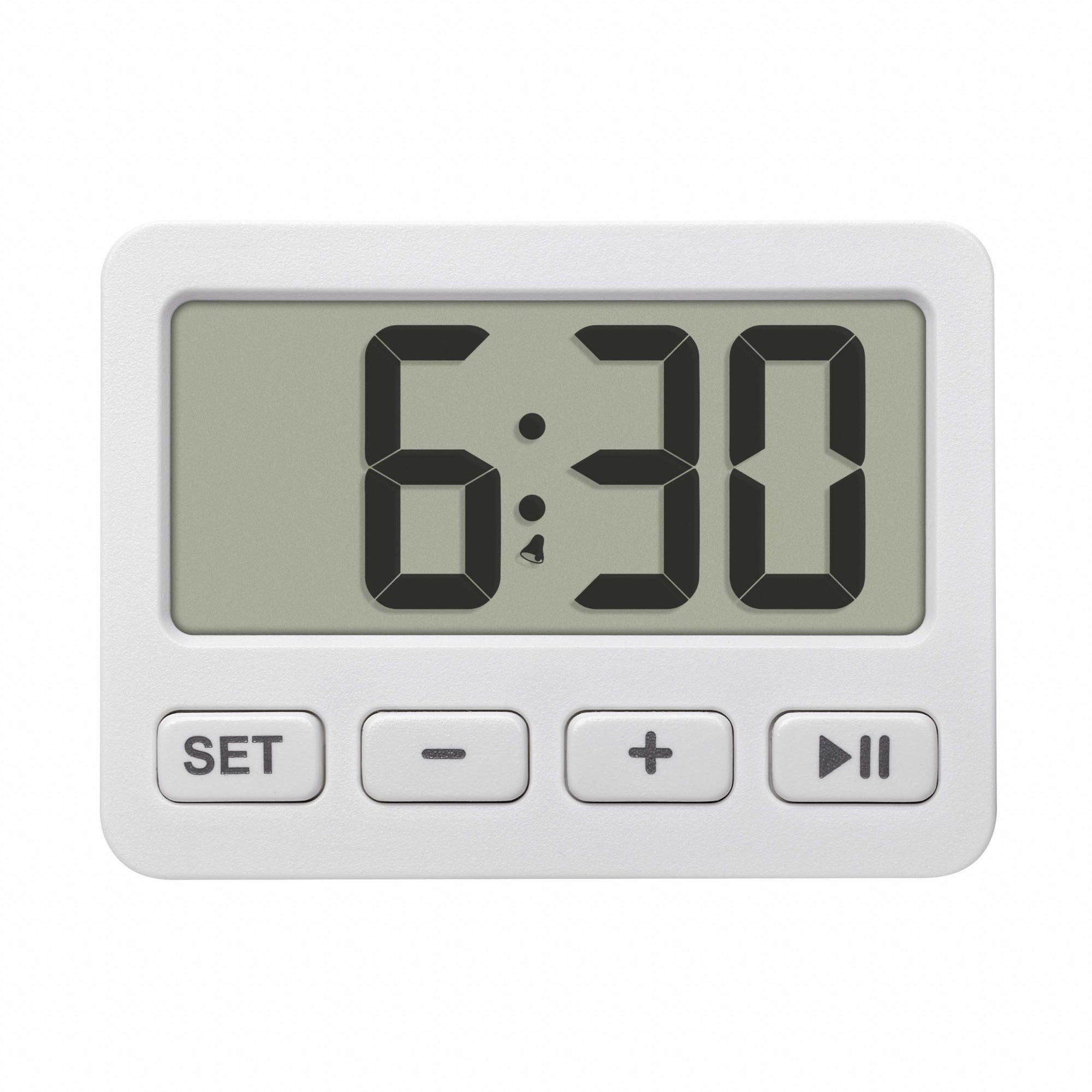 TFA Germany ISAAC Digital Alarm Clock with Timer and Stopwatch, 6cm