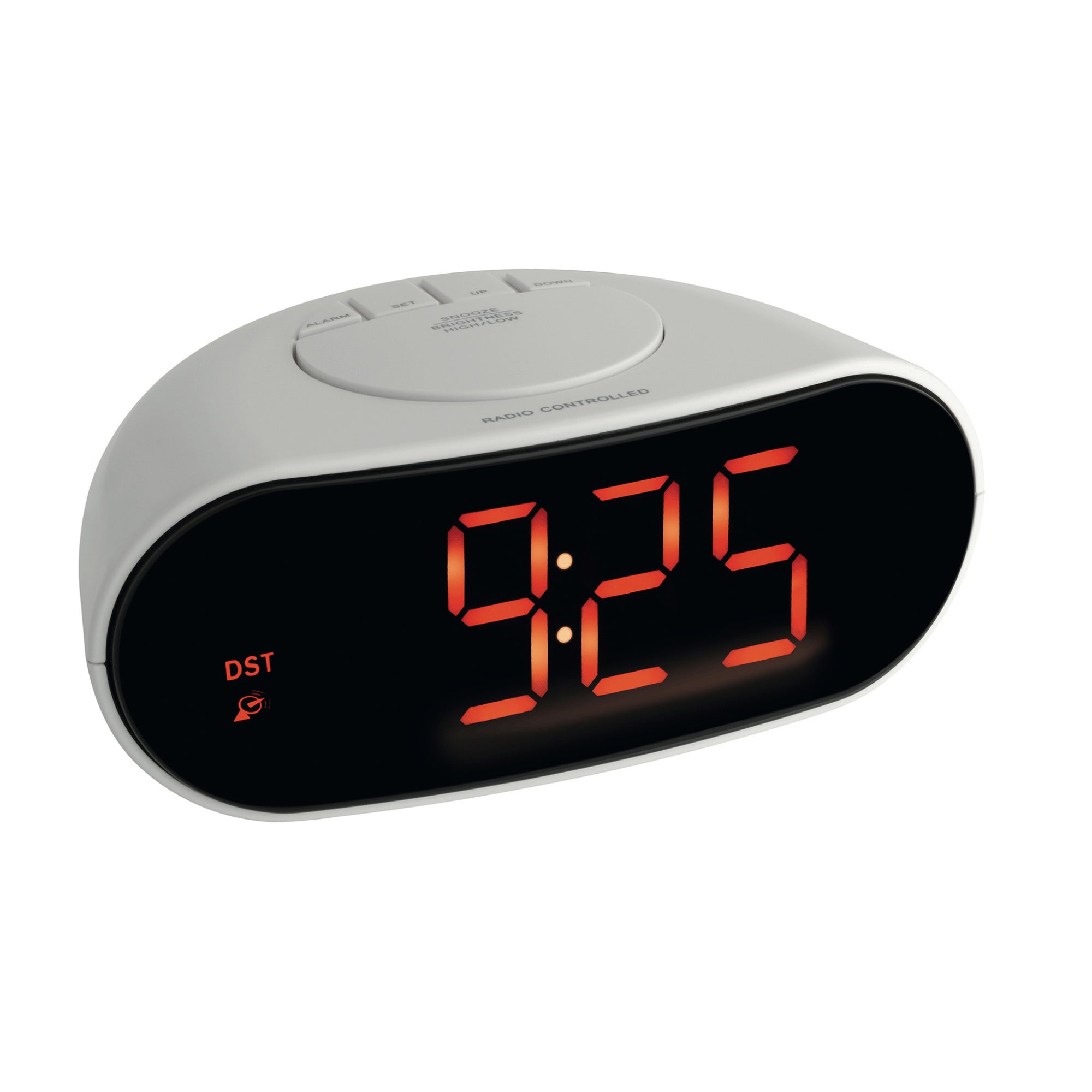 TFA Germany Digital Alarm Clock, Large Red LED Digits, 17cm - Clocks Central 