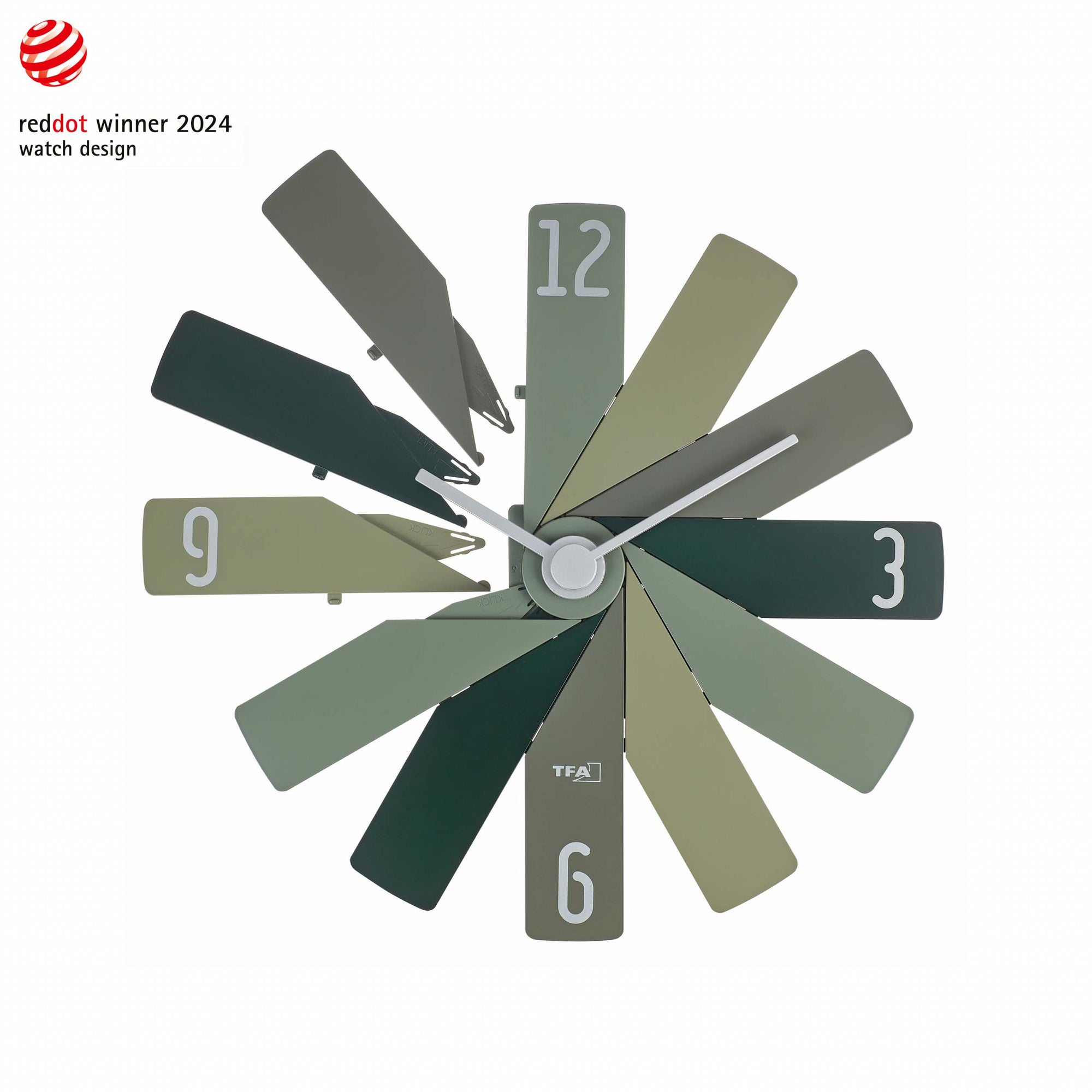 TFA Germany CLOCK IN THE BOX Designer Wall Clock, 40cm