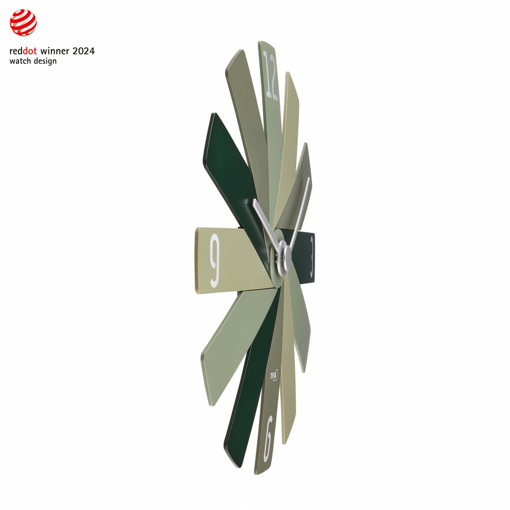 TFA Germany CLOCK IN THE BOX Designer Wall Clock, 40cm