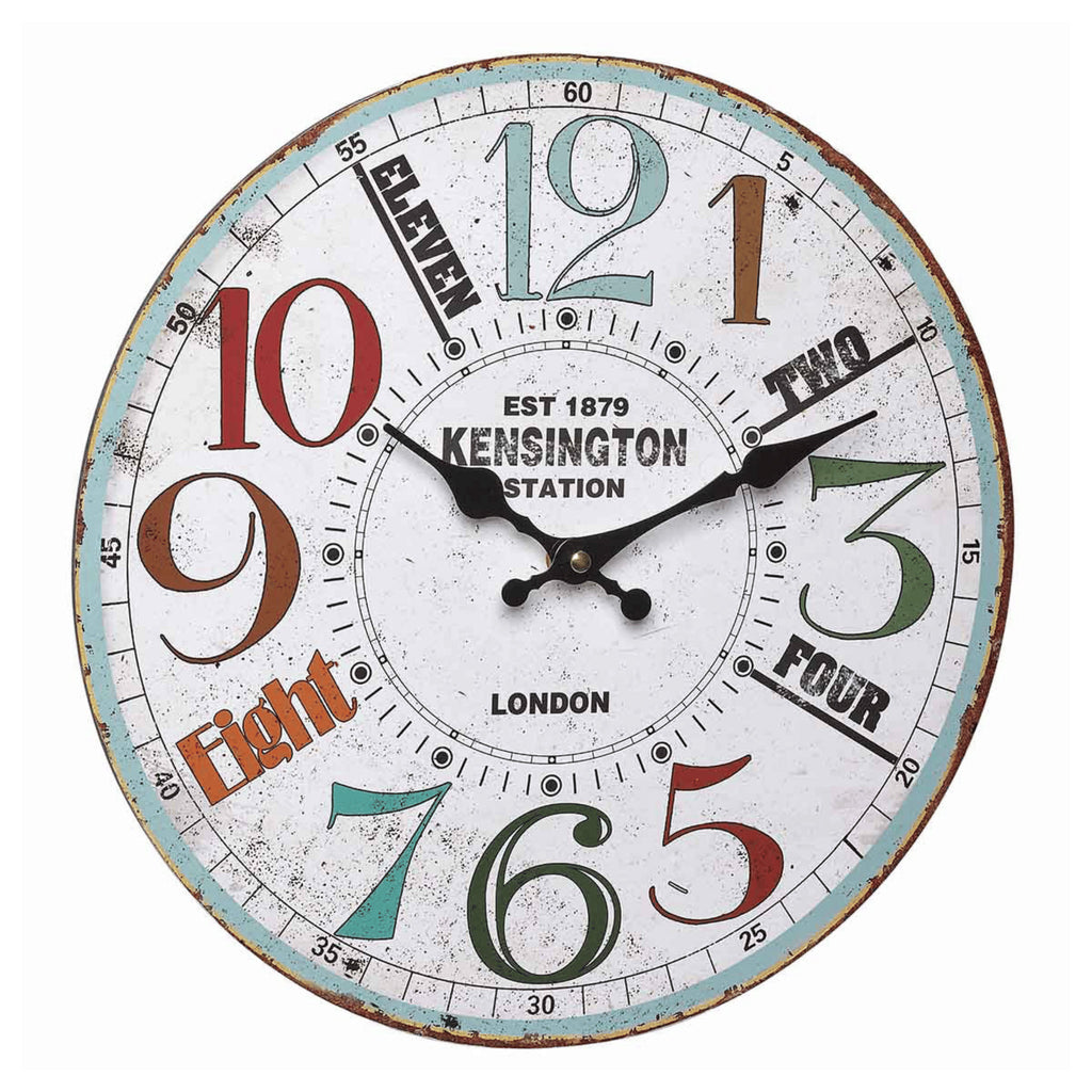 TFA Germany CLARA Vintage Wall Clock, 34cm - Clocks Central 