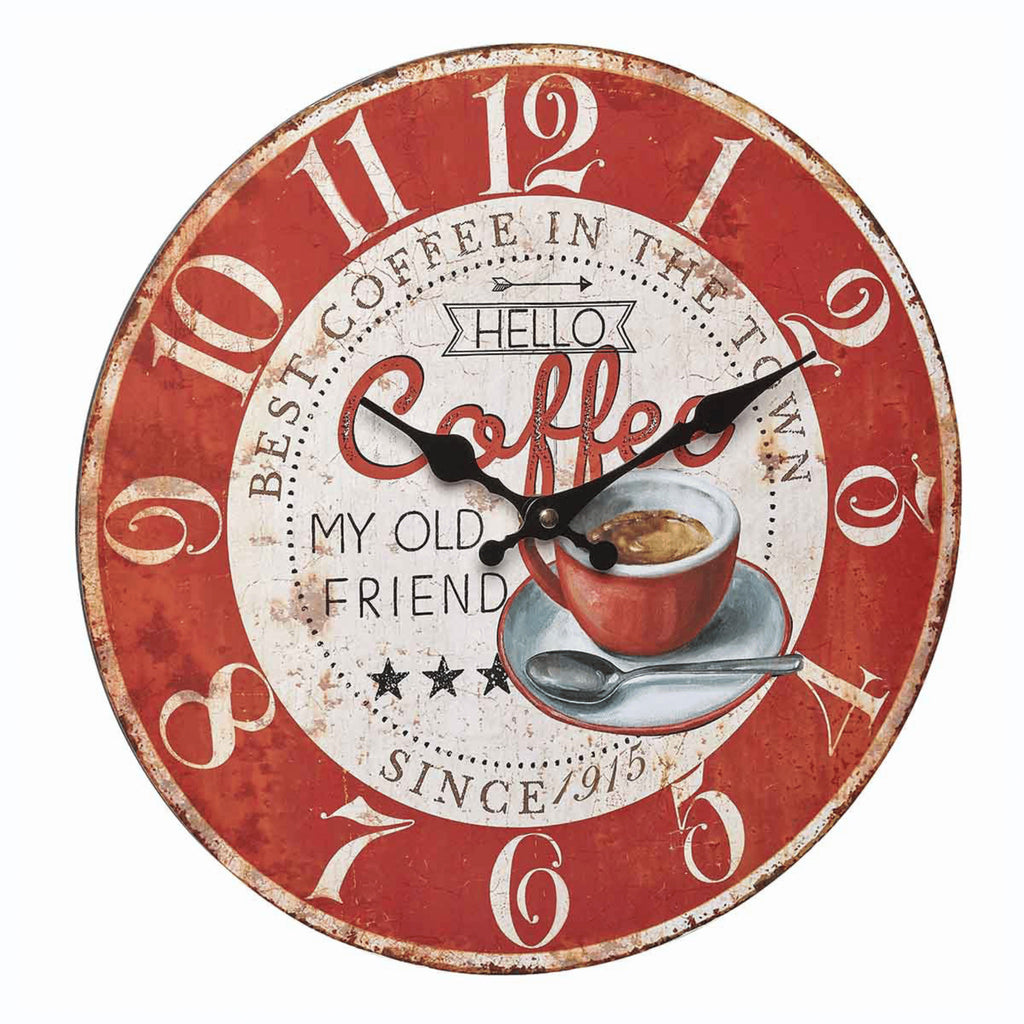 TFA Germany CLARA Vintage Wall Clock, 34cm - Clocks Central 