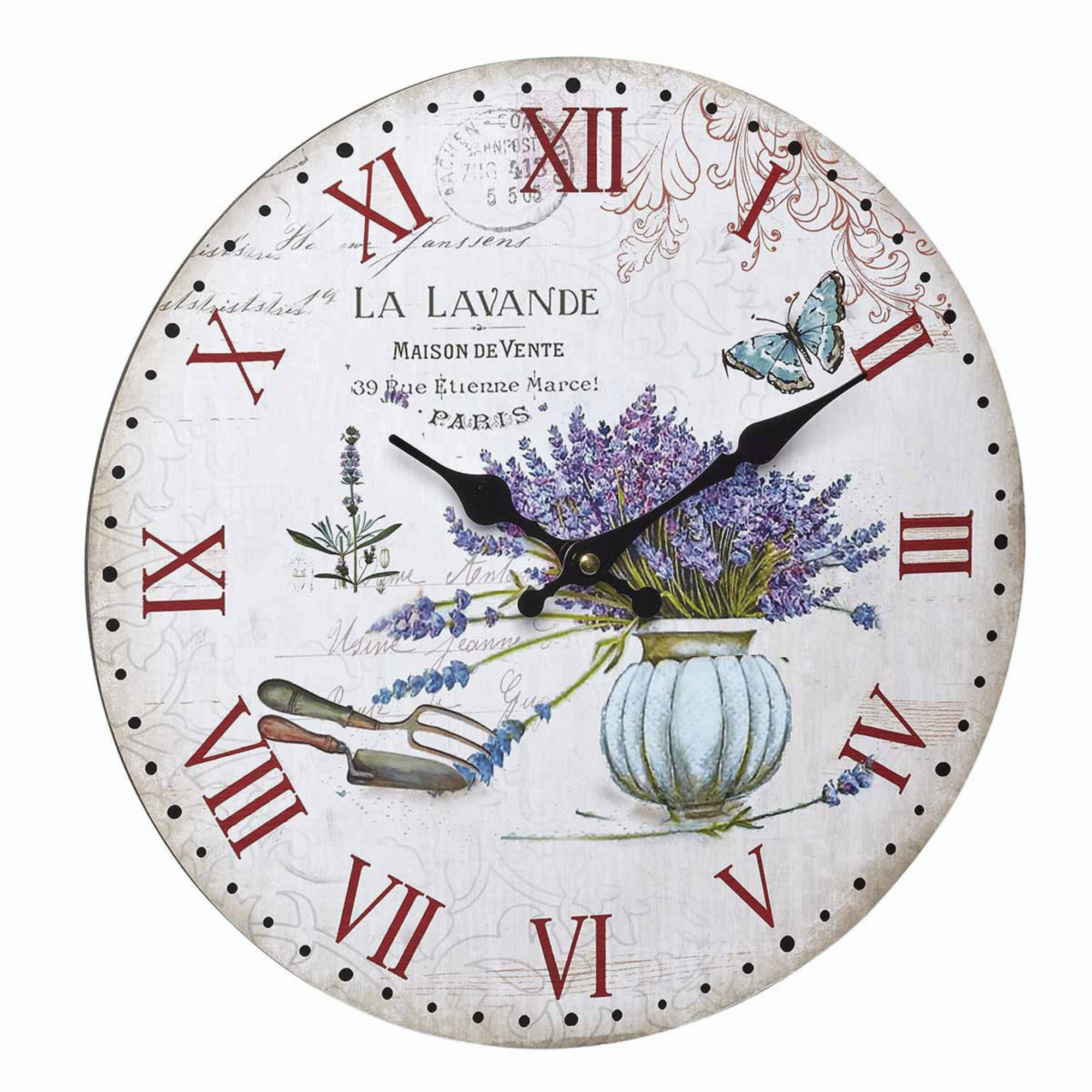 TFA Germany CLARA Vintage Wall Clock, 34cm - Clocks Central 