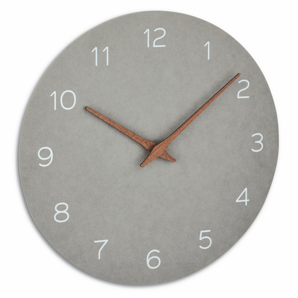 TFA Germany BRYN MDF Wood Fibre Wall Clock, 30cm - Clocks Central 