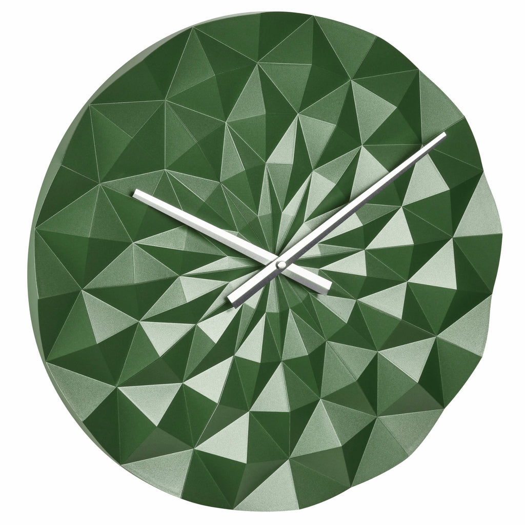 TFA Germany DIAMOND Poly Geometrical Wall Clock, 40cm - Clocks Central 