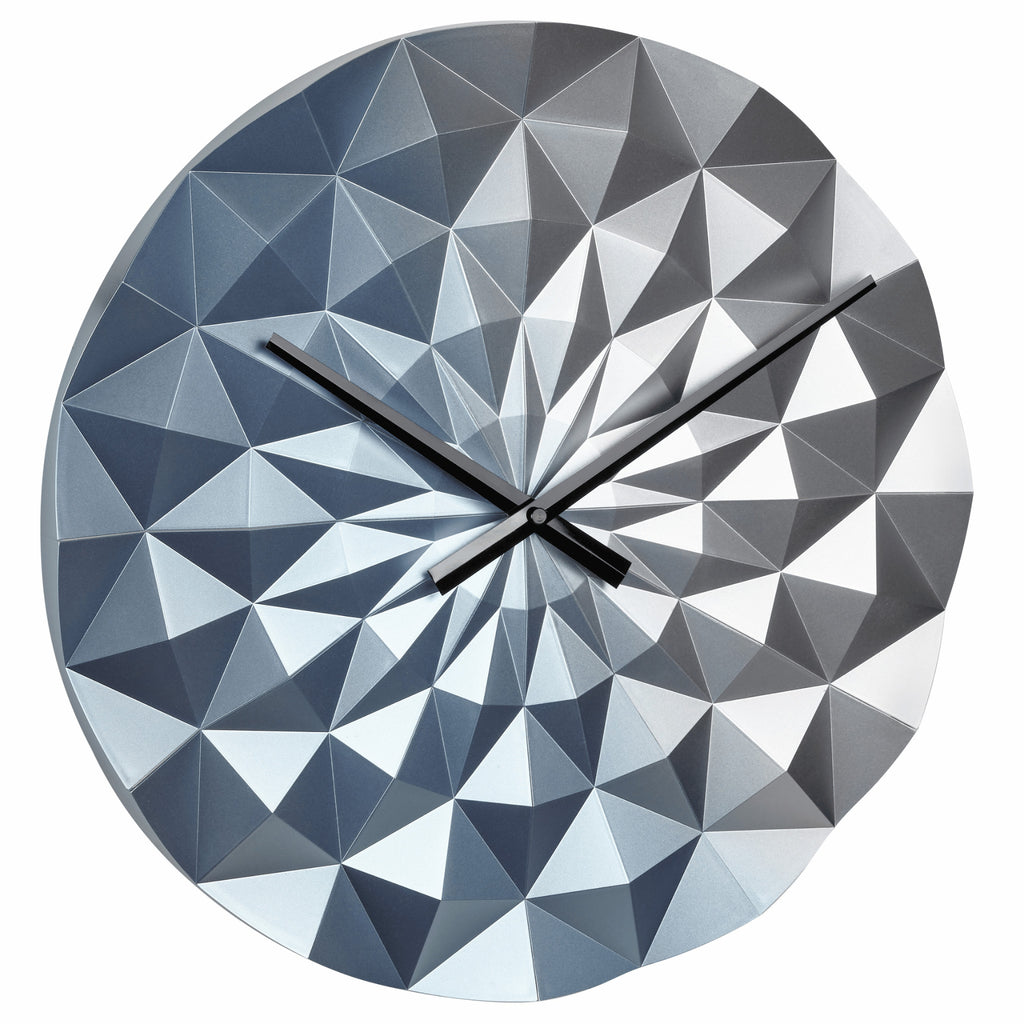 TFA Germany DIAMOND Poly Geometrical Wall Clock, 40cm - Clocks Central 