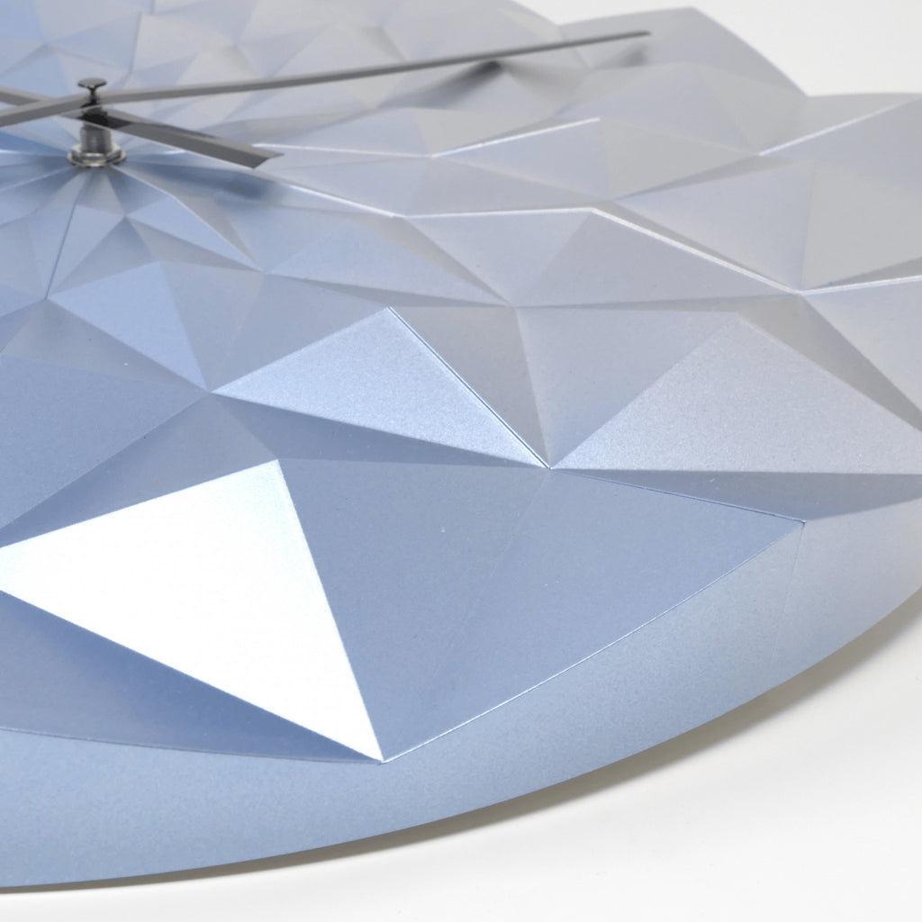 TFA Germany DIAMOND Poly Geometrical Wall Clock, 40cm - Clocks Central 