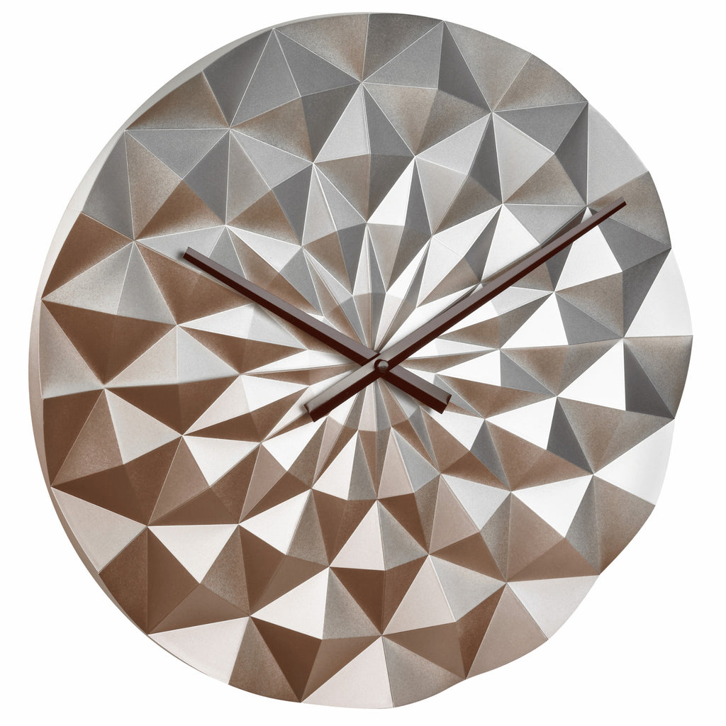 TFA Germany DIAMOND Poly Geometrical Wall Clock, 40cm - Clocks Central 