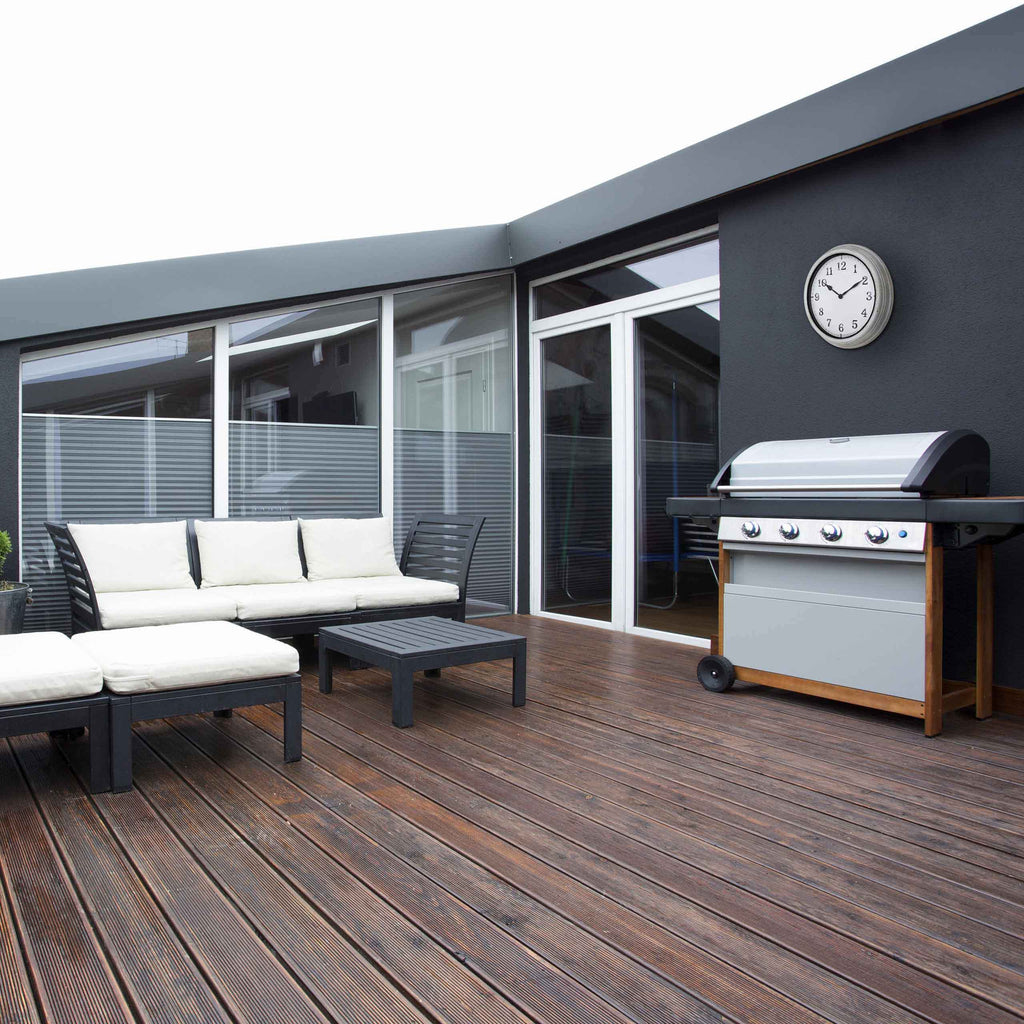 TFA Germany NED White Metal Wall Clock, 38cm