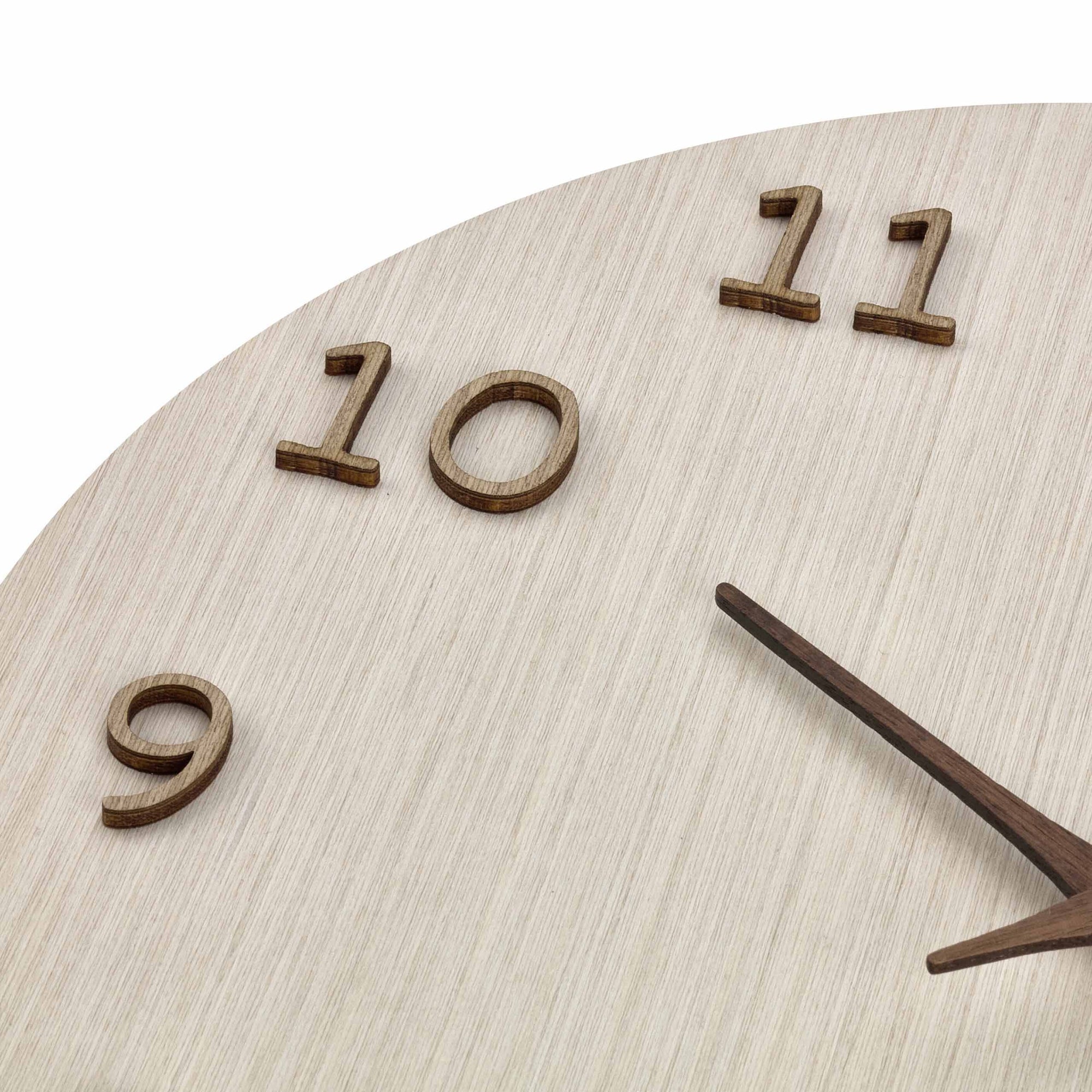 TFA Germany ORSON Wooden Wall Clock, 30cm