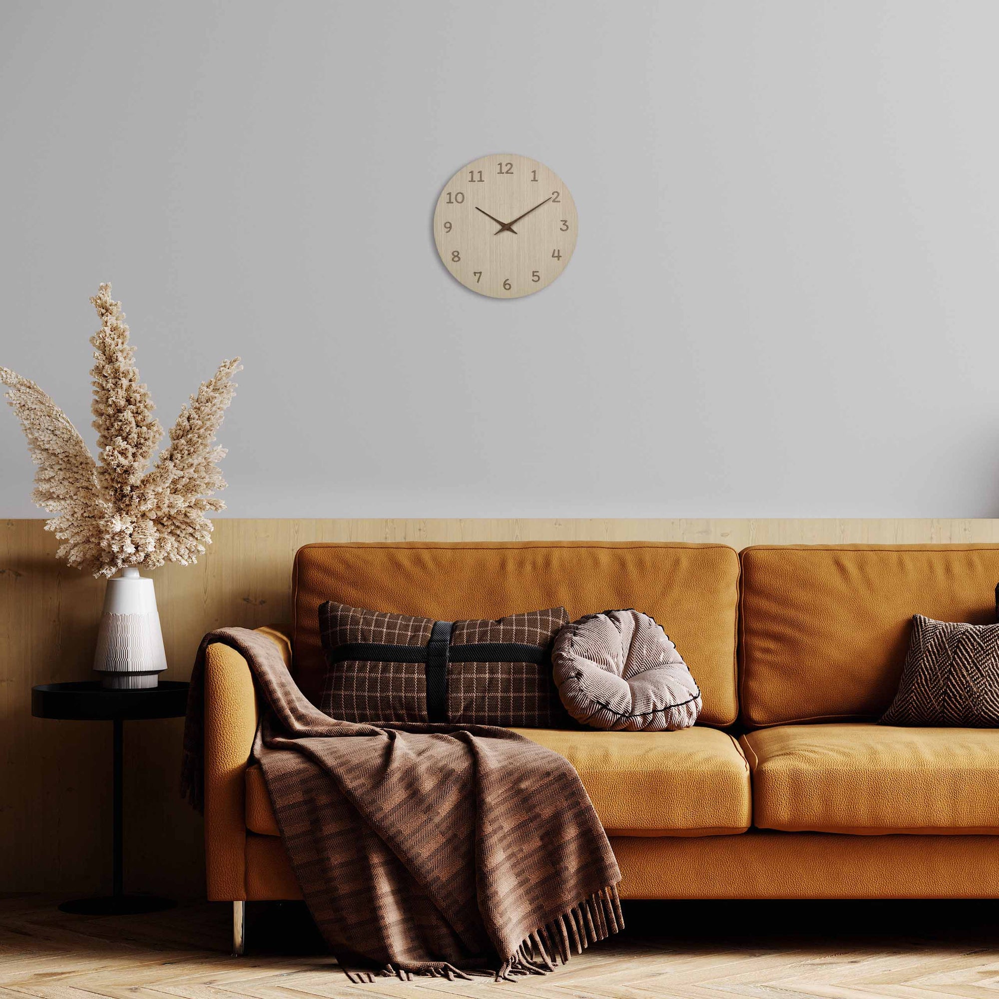 TFA Germany ORSON Wooden Wall Clock, 30cm