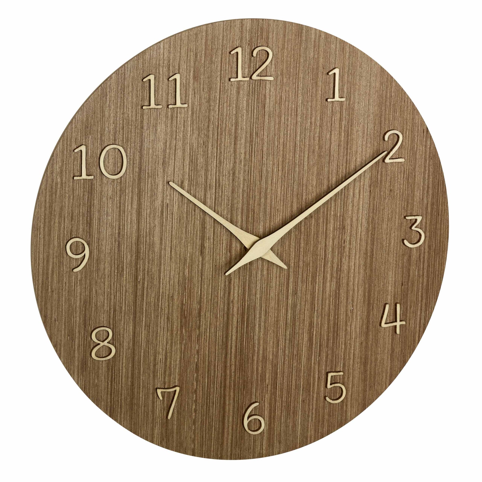 TFA Germany ORSON Wooden Wall Clock, 30cm