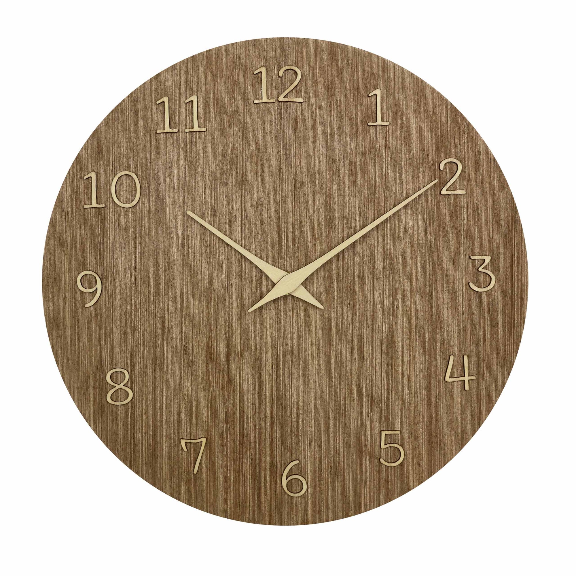TFA Germany ORSON Wooden Wall Clock, 30cm