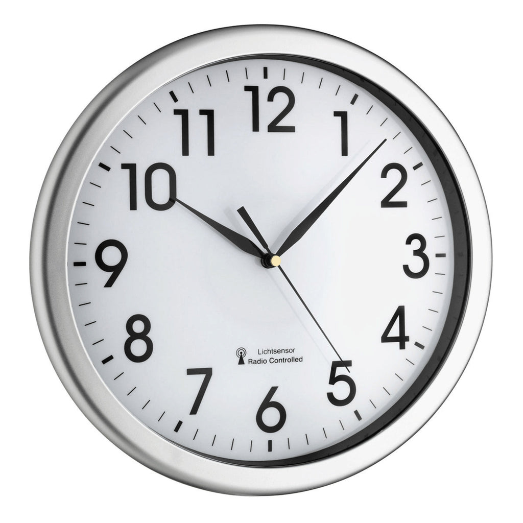 TFA Germany CORONA Wall Clock with Backlight, 31cm - Clocks Central 