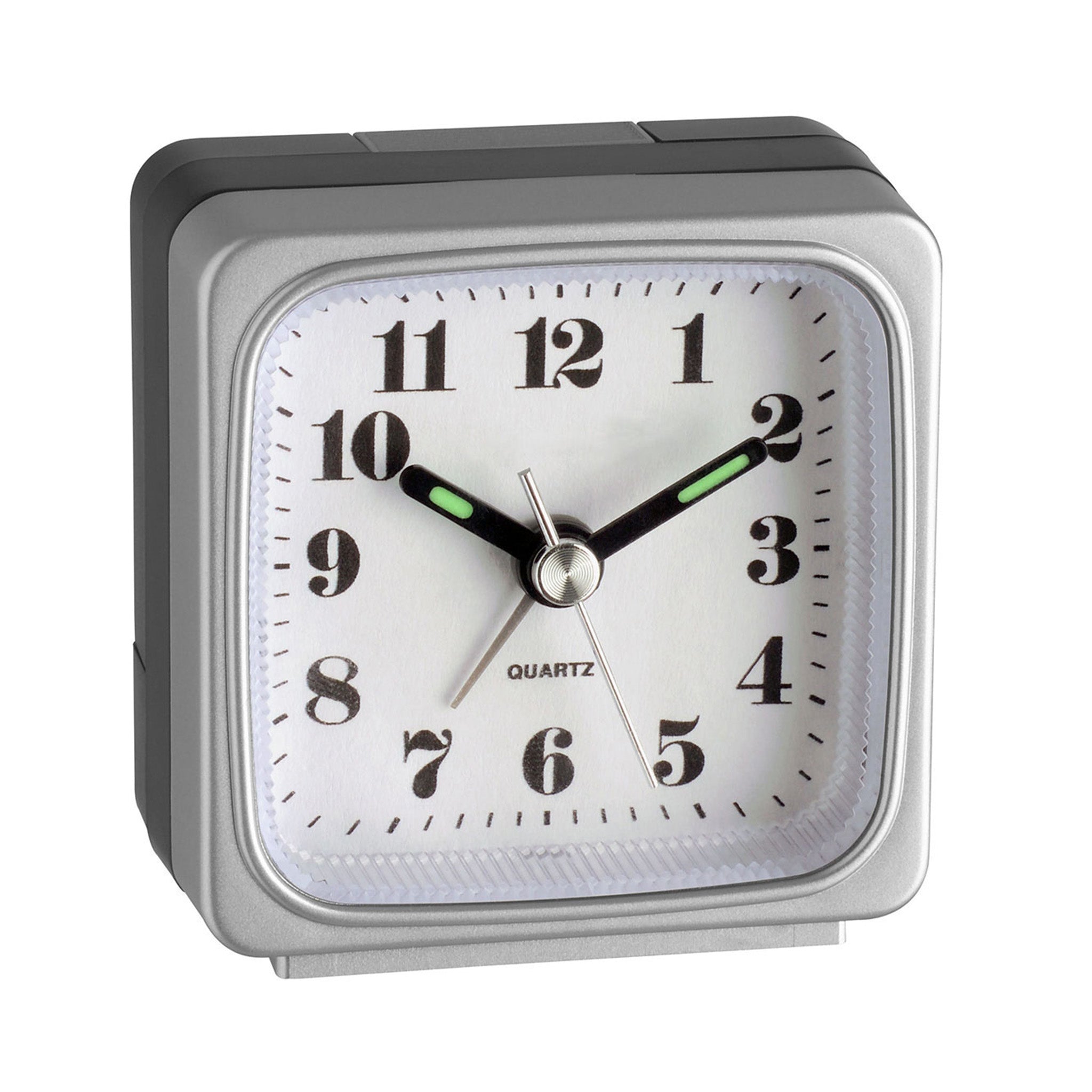 Clock Fa TFA Germany EDGAR Square Alarm Clock, 6cm – Clocks Central