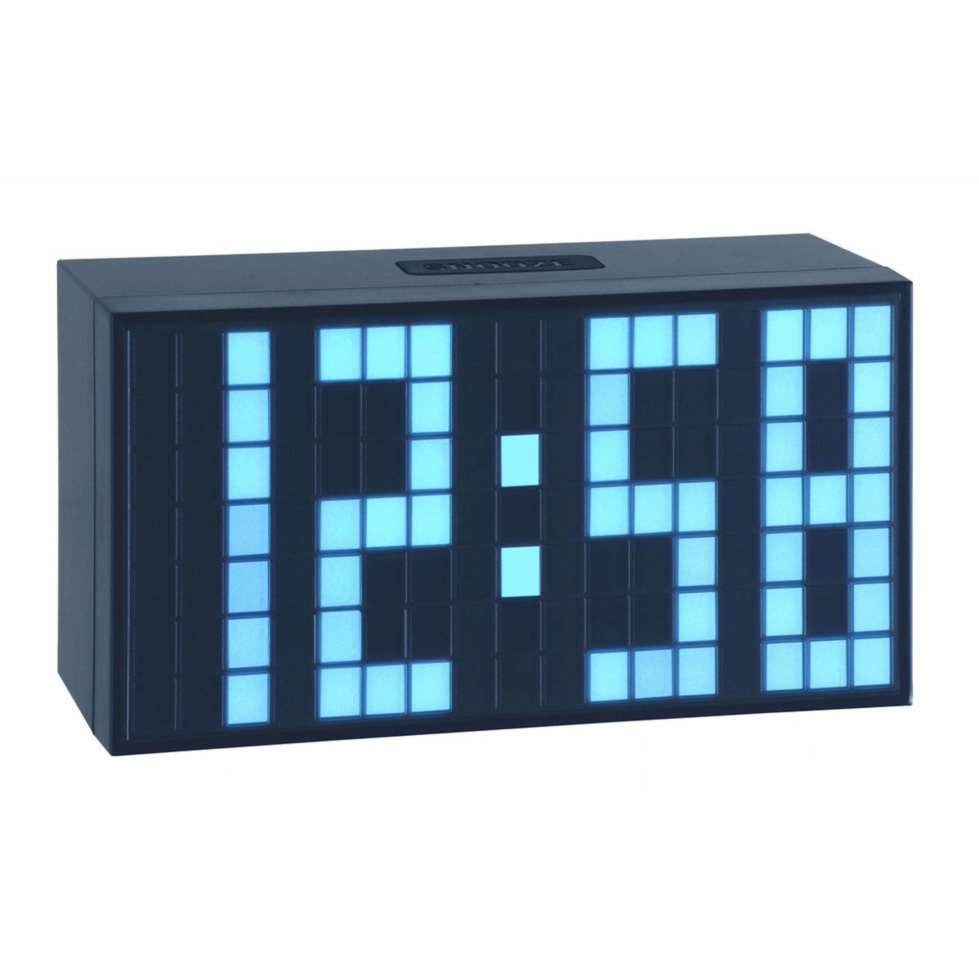 TFA Germany Time Block Digital Alarm Clock, Blue LED Digits, 17cm - Clocks Central 