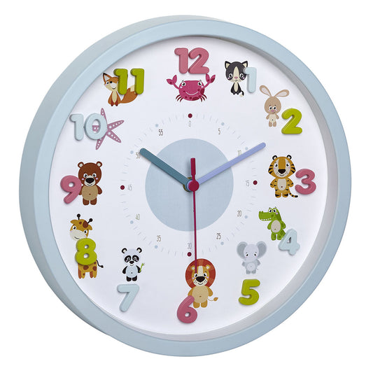 TFA Germany Children’s Little Animals/Little Monsters Wall Clock