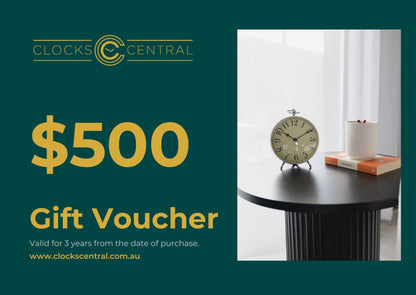 Clocks Central Gift Voucher - Clocks Central 