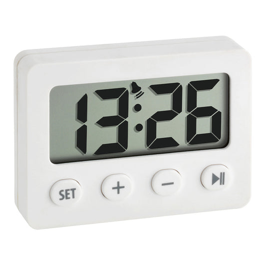 TFA Germany Digital Alarm Clock with Timer & Stopwatch