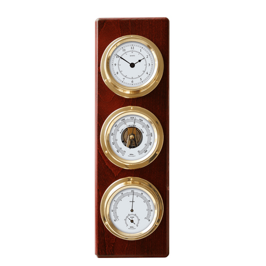 Fischer 1538 Weather Station, 3 in 1 Clock, Barometer & Thermo-Hygrometer