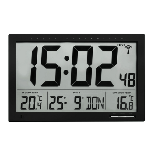 TFA Germany XL Temperature Digital Wall/Desk Clock 60.4510.01